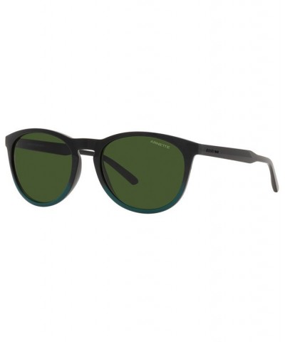 Unisex Polarized Sunglasses AN4299 GORGON 54 Black Gradient Green $9.90 Unisex