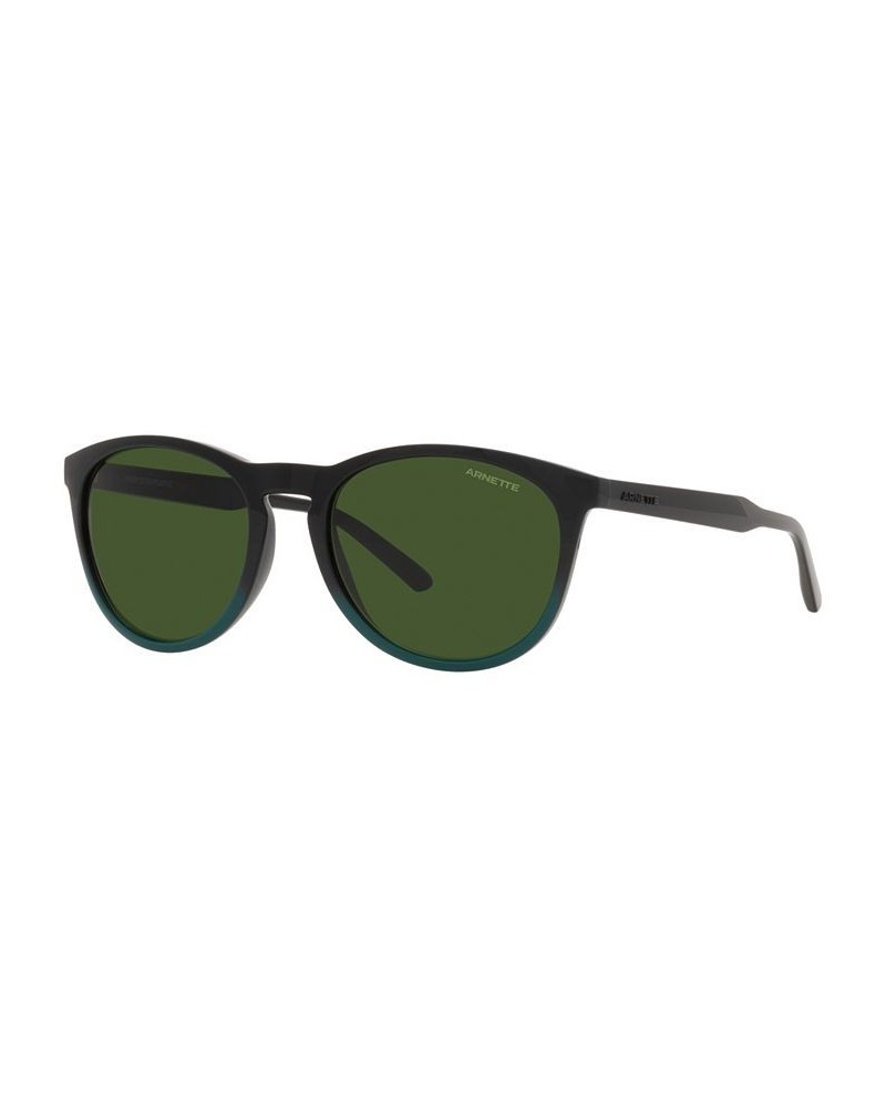 Unisex Polarized Sunglasses AN4299 GORGON 54 Black Gradient Green $9.90 Unisex