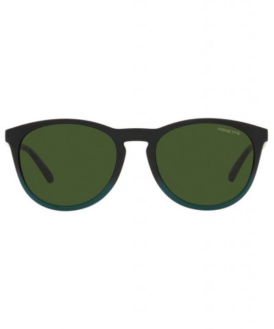 Unisex Polarized Sunglasses AN4299 GORGON 54 Black Gradient Green $9.90 Unisex