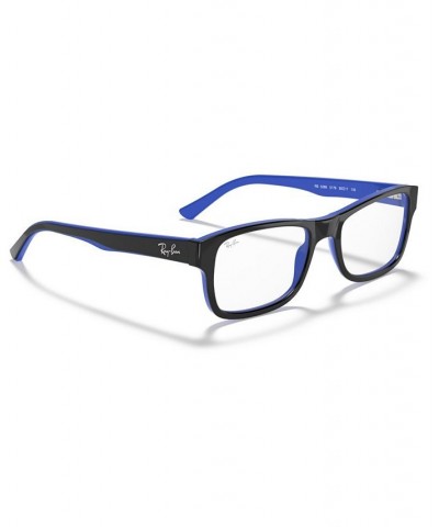 RX5268 Unisex Rectangle Eyeglasses Blue Black $23.10 Unisex