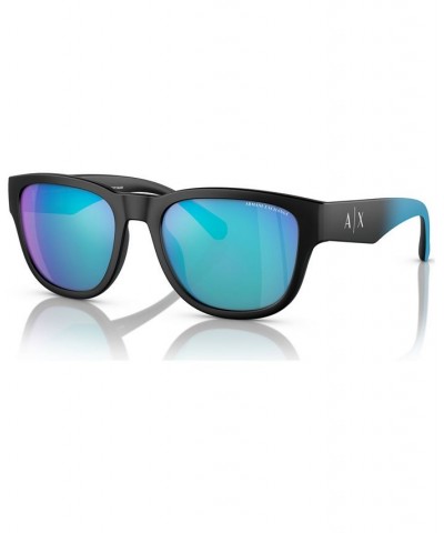 Men's Sunglasses AX4115SU54-Z 54 Matte Black $20.93 Mens