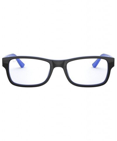 RX5268 Unisex Rectangle Eyeglasses Blue Black $23.10 Unisex