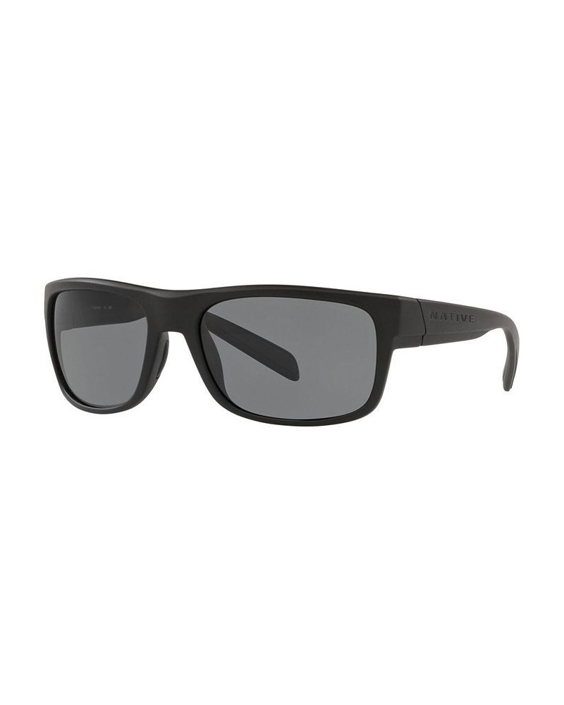 Native Unisex Polarized Sunglasses XD0065 58 MATTE BLACK/GREY $8.26 Unisex