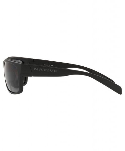 Native Unisex Polarized Sunglasses XD0065 58 MATTE BLACK/GREY $8.26 Unisex