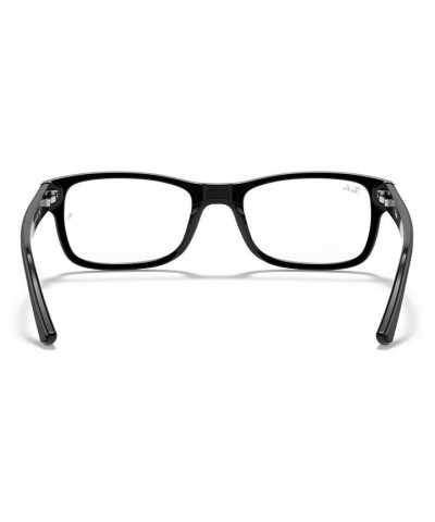 RX5268 Unisex Rectangle Eyeglasses Blue Black $23.10 Unisex