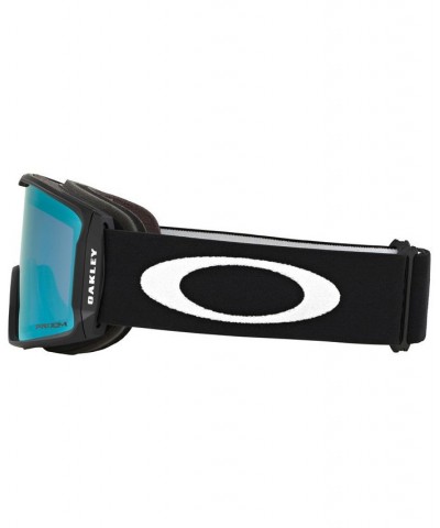 Unisex Line Miner L Snow Goggles OO7070-04 Matte Black $20.61 Unisex