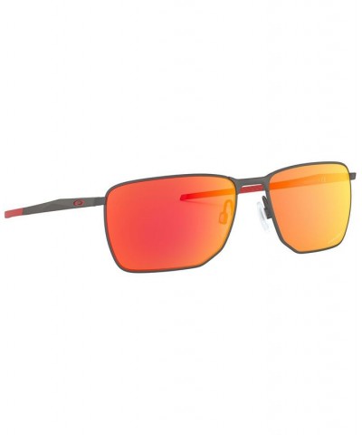 Men's Sunglasses OO4142 MATTE GUNMETAL/PRIZM RUBY $37.80 Mens