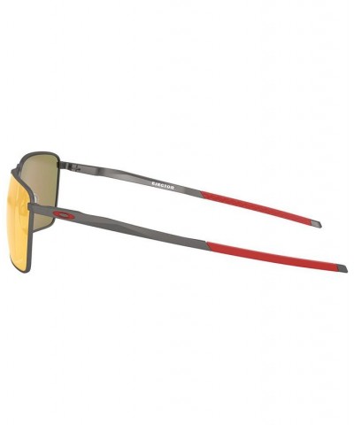 Men's Sunglasses OO4142 MATTE GUNMETAL/PRIZM RUBY $37.80 Mens