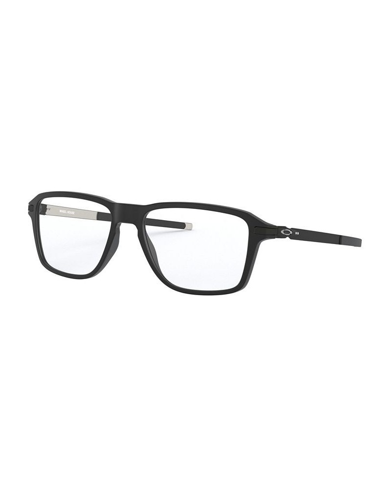 OX8166 Men's Square Eyeglasses Black $39.52 Mens