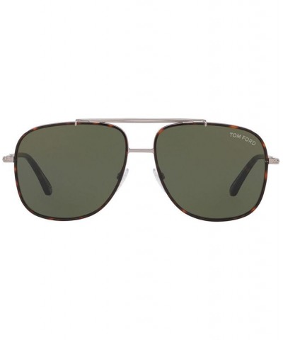 Sunglasses FT0693 58 SILVER SHINY/GREEN $90.25 Unisex