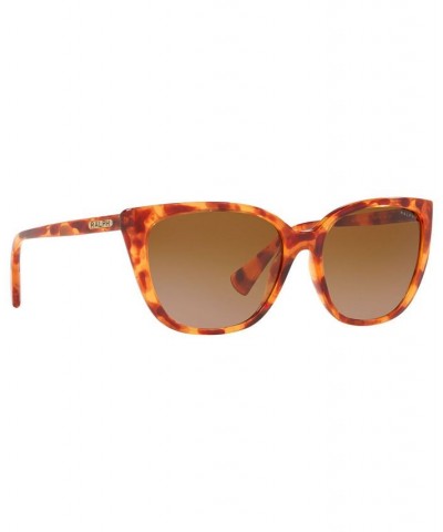 Ralph Women's Sunglasses RA5274 56 SHINY SPONGED HAVANA HONEY/GRADIENT BROWN $21.50 Womens