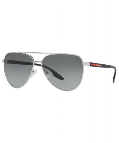 Men's Sunglasses PS 52WS 61 Silver-Tone $67.39 Mens