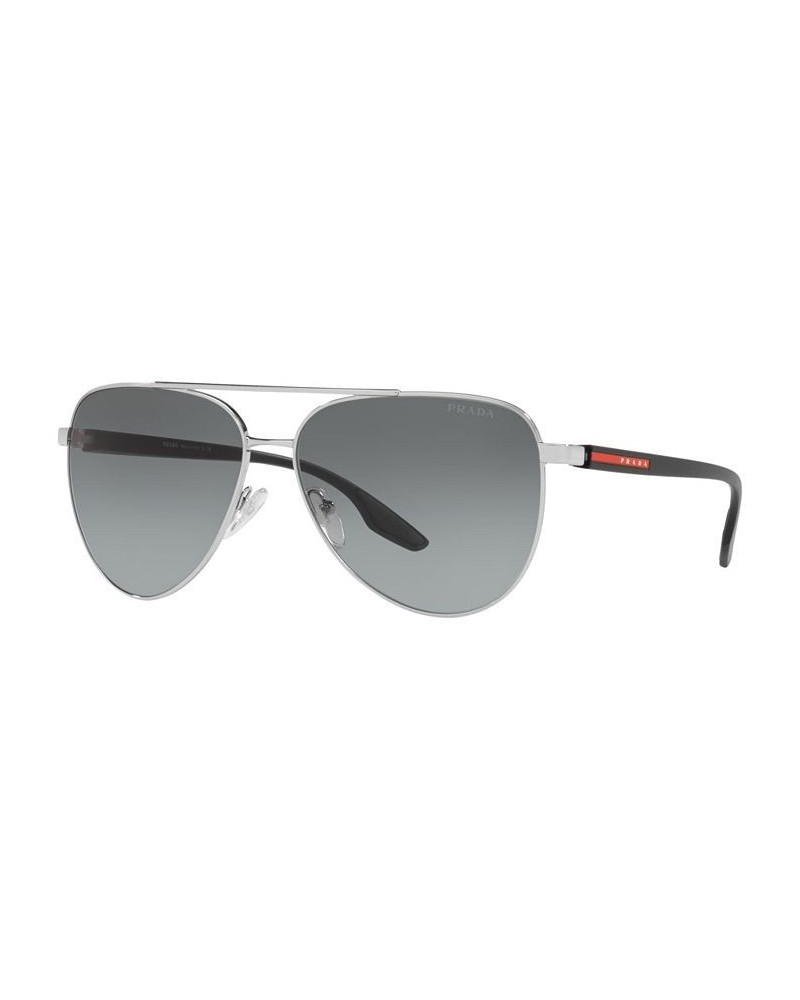 Men's Sunglasses PS 52WS 61 Silver-Tone $67.39 Mens