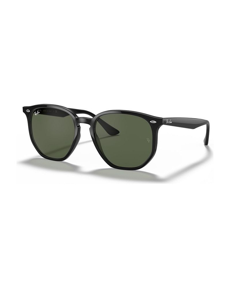 Unisex Low Bridge Fit Sunglasses RB4306F 54 Black $24.16 Unisex