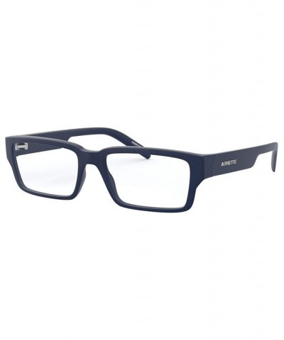 AN7181 Unisex Rectangle Eyeglasses Blue $23.18 Unisex