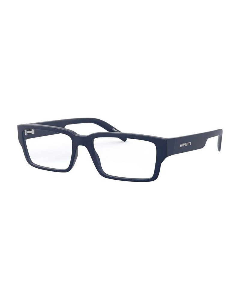 AN7181 Unisex Rectangle Eyeglasses Blue $23.18 Unisex