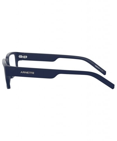 AN7181 Unisex Rectangle Eyeglasses Blue $23.18 Unisex