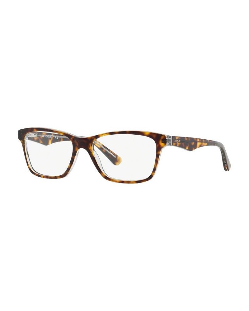 VO2787 Women's Square Eyeglasses Havana $31.75 Womens