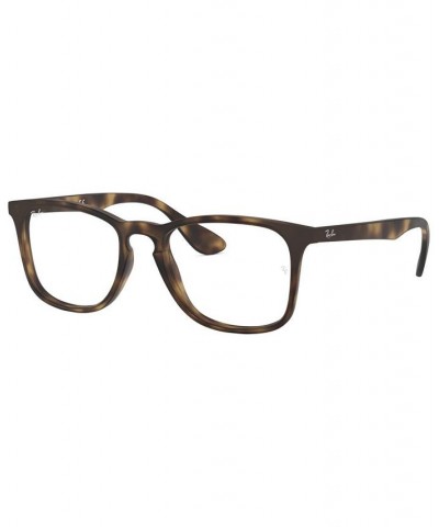 RX7074 Unisex Square Eyeglasses Rubber Dk $36.96 Unisex