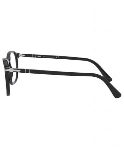 PO3007VM Men's Square Eyeglasses Black $65.78 Mens