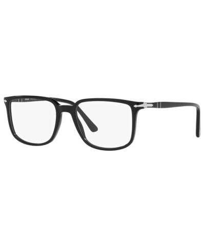 PO3275V Unisex Rectangle Eyeglasses Black $34.32 Unisex