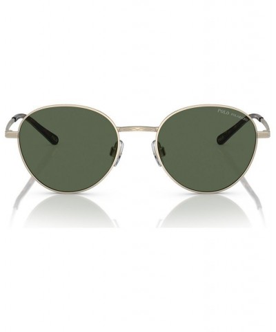 Men's Polarized Sunglasses PH3144 Semishiny Pale Gold-Tone $65.70 Mens