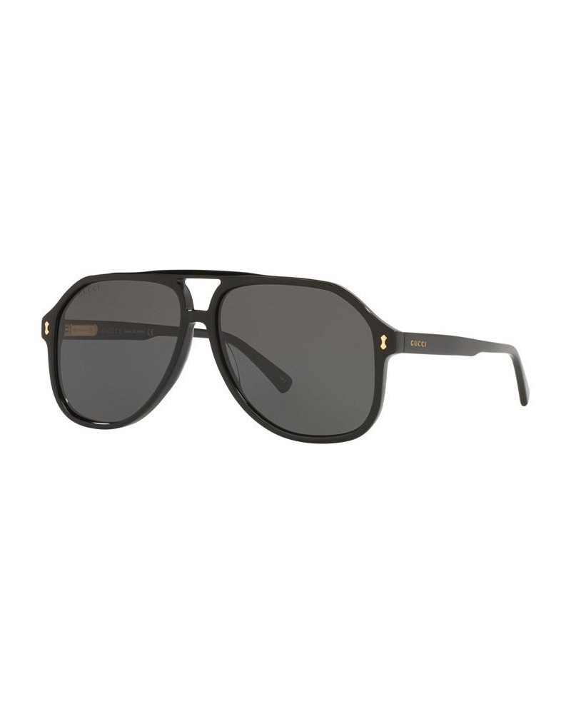 Men's Sunglasses GG1042S 60 Black $102.30 Mens