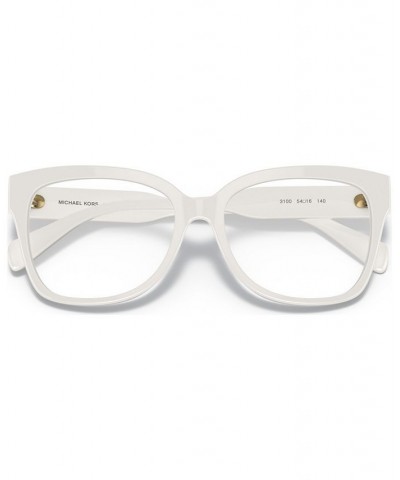 Women's PALAWAN Square Eyeglasses MK409154-O Optic White $21.58 Womens