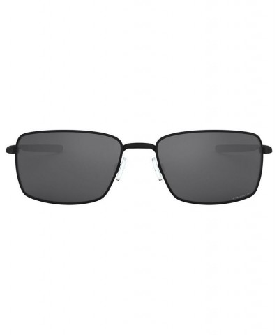 Square Wire Polarized Sunglasses OO4075 60 Matte Black $30.00 Unisex