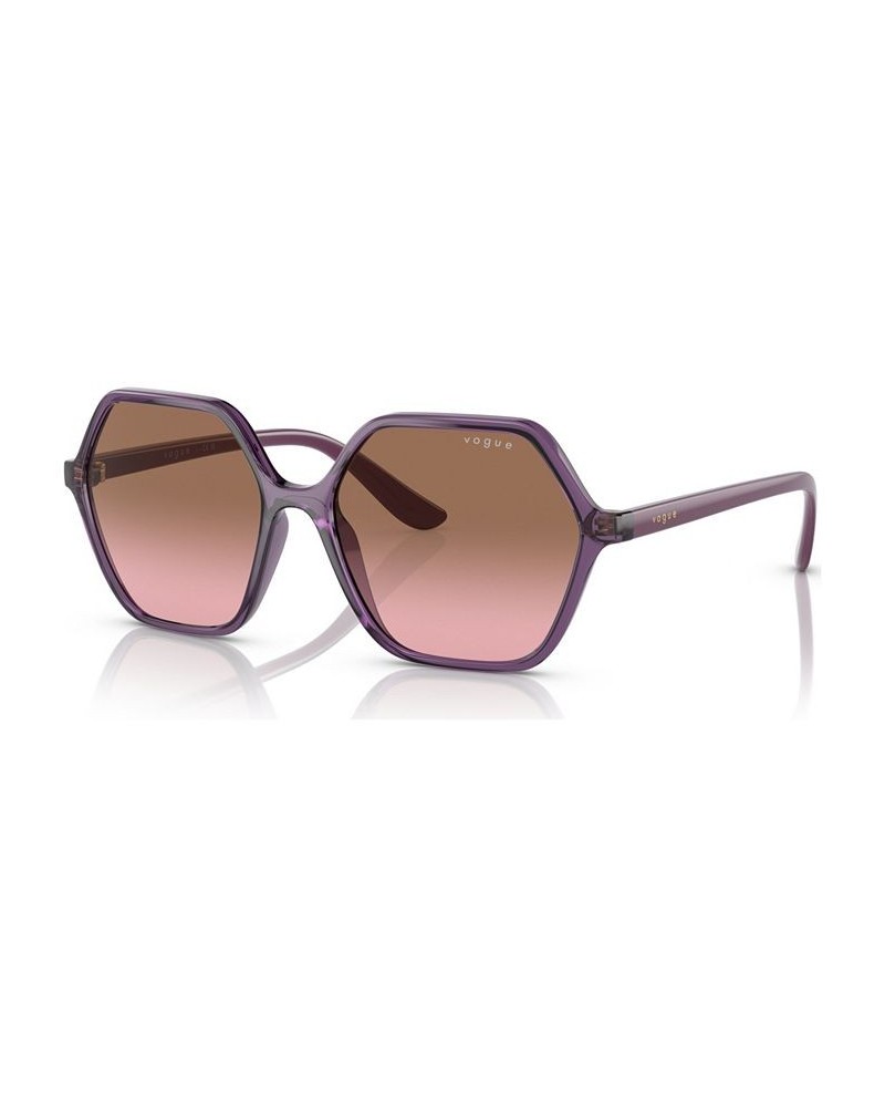 Women's Sunglasses VO5361S55-Y Transparent Violet $17.02 Womens