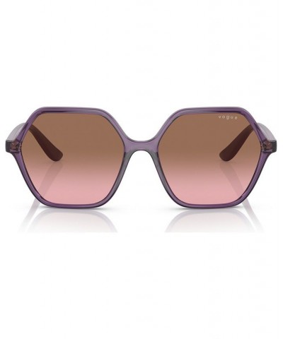 Women's Sunglasses VO5361S55-Y Transparent Violet $17.02 Womens