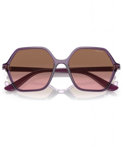 Women's Sunglasses VO5361S55-Y Transparent Violet $17.02 Womens