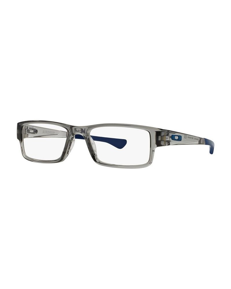 OX8046 Airdrop Men's Rectangle Eyeglasses Grey $19.60 Mens