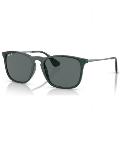 Men's Polarized Sunglasses RB418754-P Transparent Green $29.75 Mens