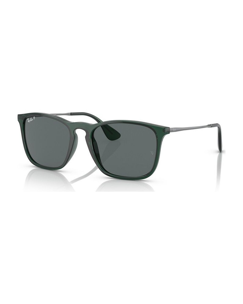 Men's Polarized Sunglasses RB418754-P Transparent Green $29.75 Mens