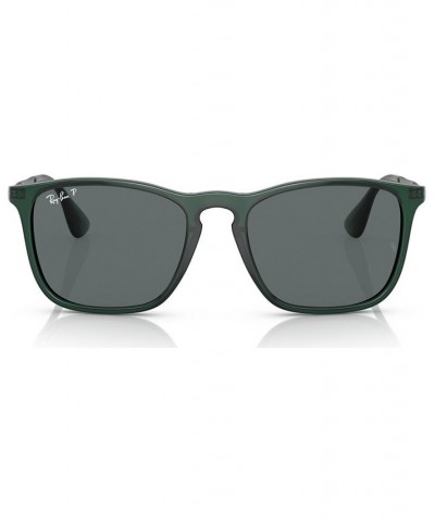 Men's Polarized Sunglasses RB418754-P Transparent Green $29.75 Mens