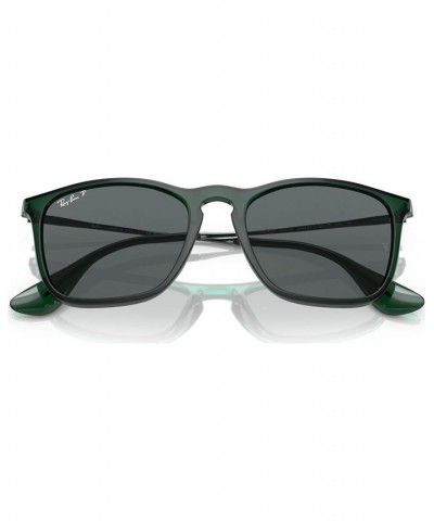 Men's Polarized Sunglasses RB418754-P Transparent Green $29.75 Mens