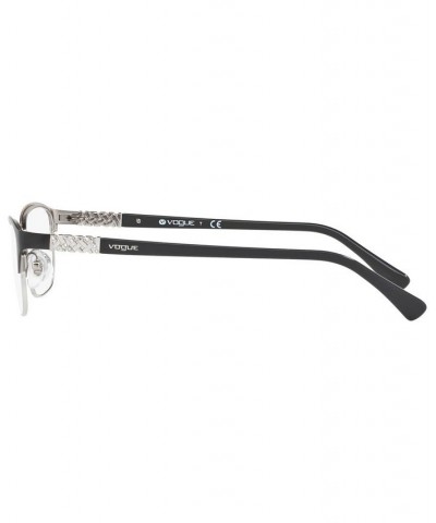 VO4057B Women's Rectangle Eyeglasses Silver Blk $47.27 Womens