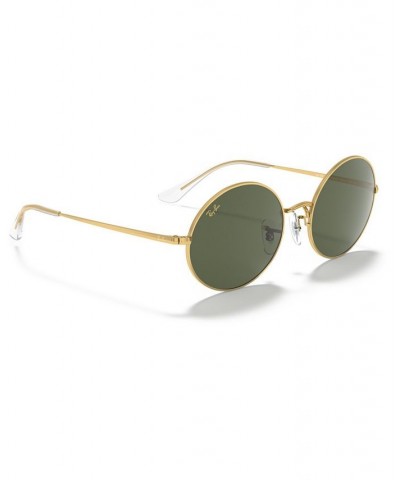 Unisex Sunglasses RB1970 54 OVAL 1970 Legend Gold - Green $39.12 Unisex