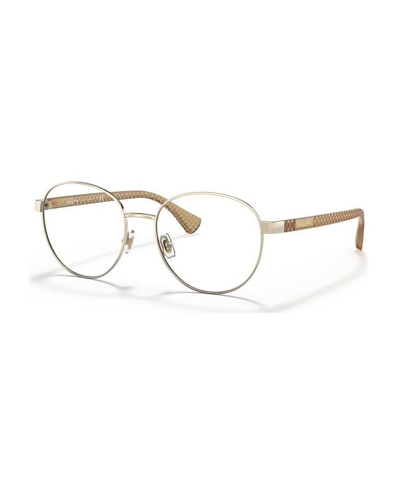 Women's Round Eyeglasses RA6050 Shiny Pale Silver-Tone $33.90 Womens