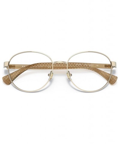 Women's Round Eyeglasses RA6050 Shiny Pale Silver-Tone $33.90 Womens