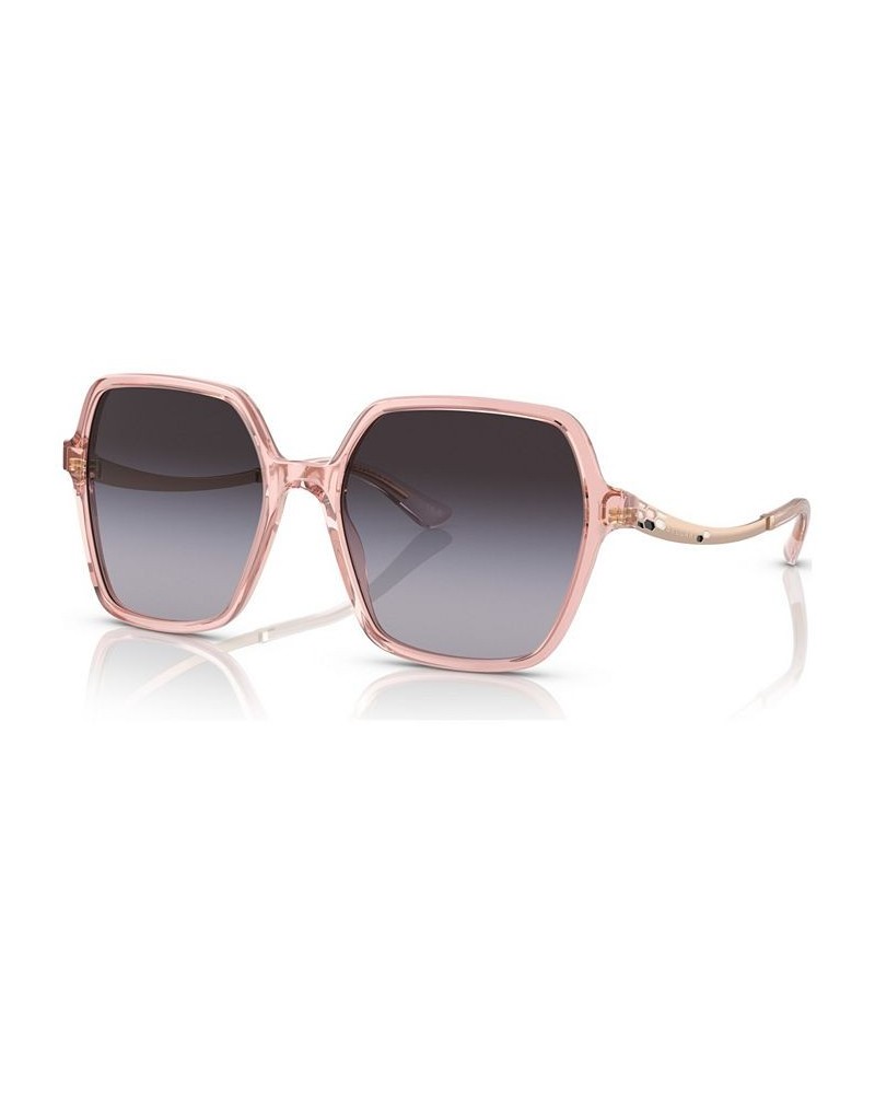 Women's Sunglasses BV825256-Y Transparent Rose $122.25 Womens