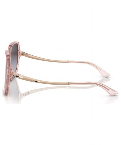 Women's Sunglasses BV825256-Y Transparent Rose $122.25 Womens