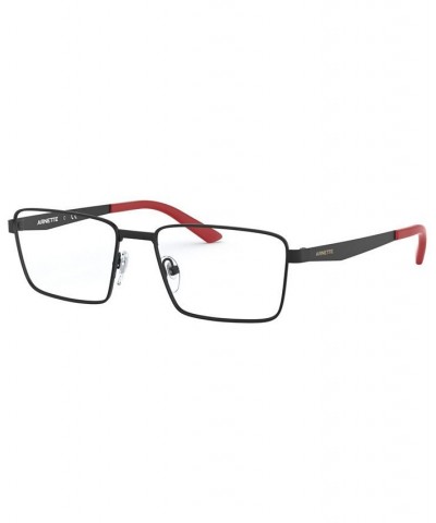 AN6123 Men's Rectangle Eyeglasses Black $16.20 Mens