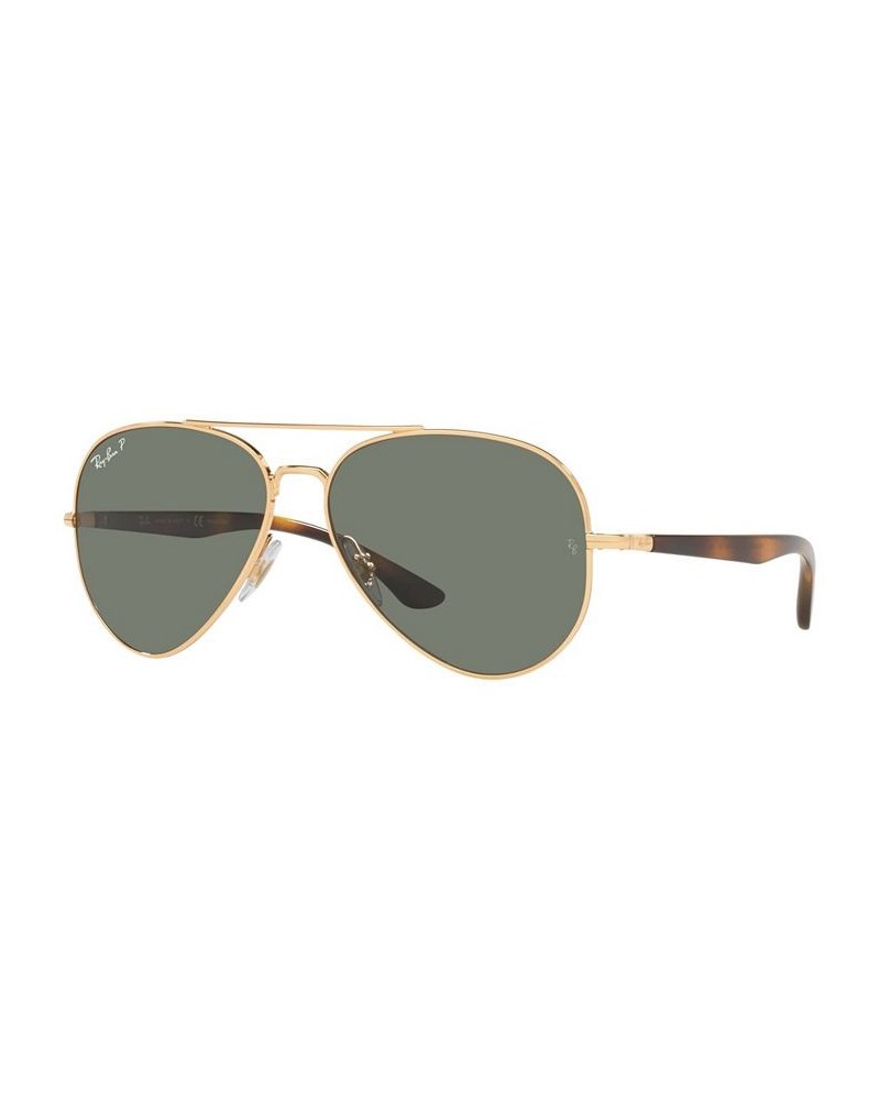 Unisex Polarized Sunglasses RB3675 58 Gold-Tone $52.26 Unisex