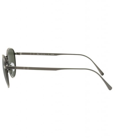 Men's Sunglasses PO5002ST PEWTER/GREEN $54.60 Mens