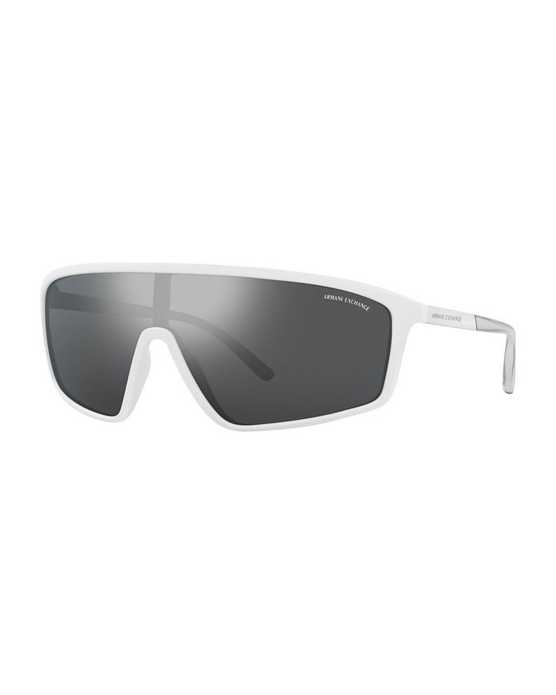 Men's Sunglasses AX4119S 37 Matte Blue $21.60 Mens