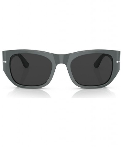 Unisex Polarized Sunglasses 0PO3308S11734854W Gray $59.25 Unisex