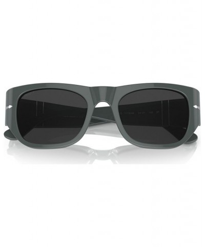 Unisex Polarized Sunglasses 0PO3308S11734854W Gray $59.25 Unisex