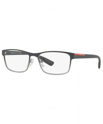 PS 50GV Men's Rectangle Eyeglasses Rubber Bla $69.75 Mens